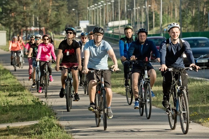 Dviračių take Palanga-Karklė susidūrė penki dviratininkai