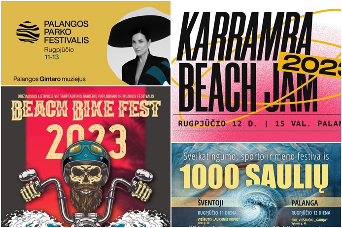 Rugpjūčio mėnesį Palangoje ir Šventojoje gausu festivalių