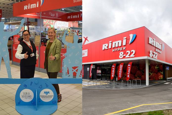 „Rimi“ parduotuvės ir darbuotojai, dalyvaujantys socialinėse įtraukties iniciatyvose, remiantys žmonių su negalia integraciją.