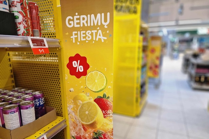 Šią savaitę prasidėjusi „Gėrimų fiesta“ „Iki“ parduotuvėse