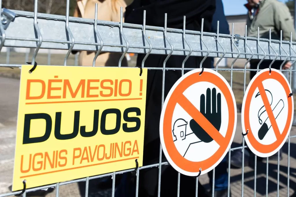 Dujotiekio avarija Palangoje