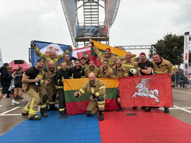 Lietuvos stipriausieji ugniagesiai gelbėtojai – Pasaulio čempionai: sveikiname mūsų čempionus!