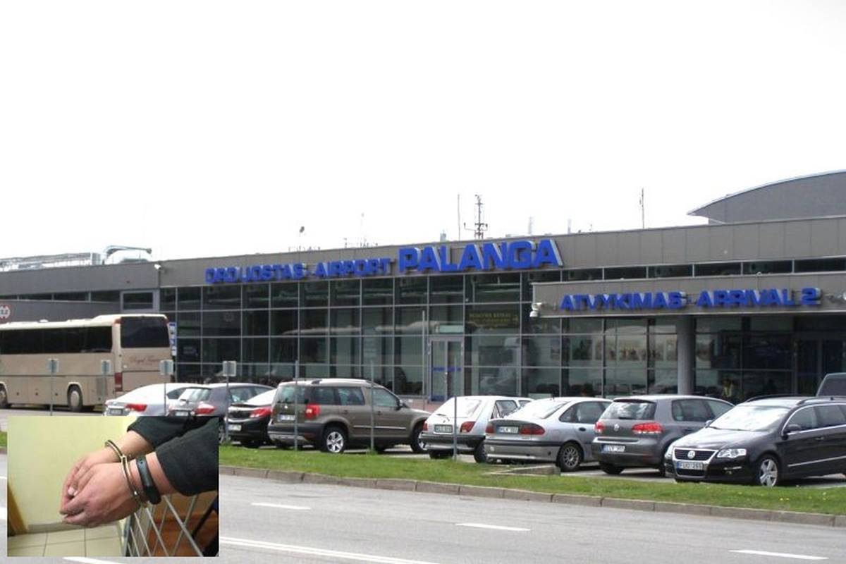Palangos oro uostas. Foto koliažas Valstybės sienos apsaugos tarnybos.