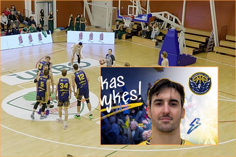 Palangos „Olimpas“ startavo su naujoku, bet krito Vilkaviškyje